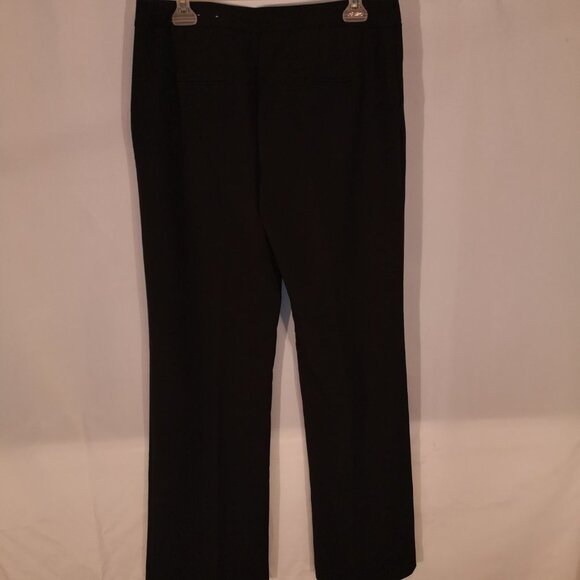 Reitmans  Ladies Size 7 Black Straight Leg Loose Fit Dress Pants - Picture 2 of 7